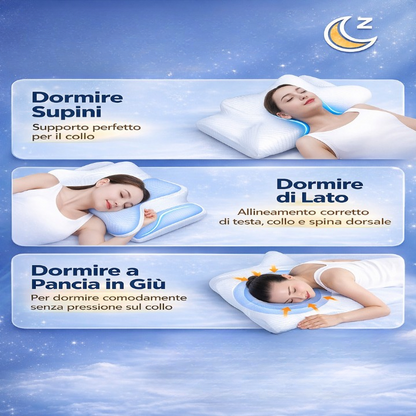 ErgoDream™ Cuscino ergonomico per Cervicale